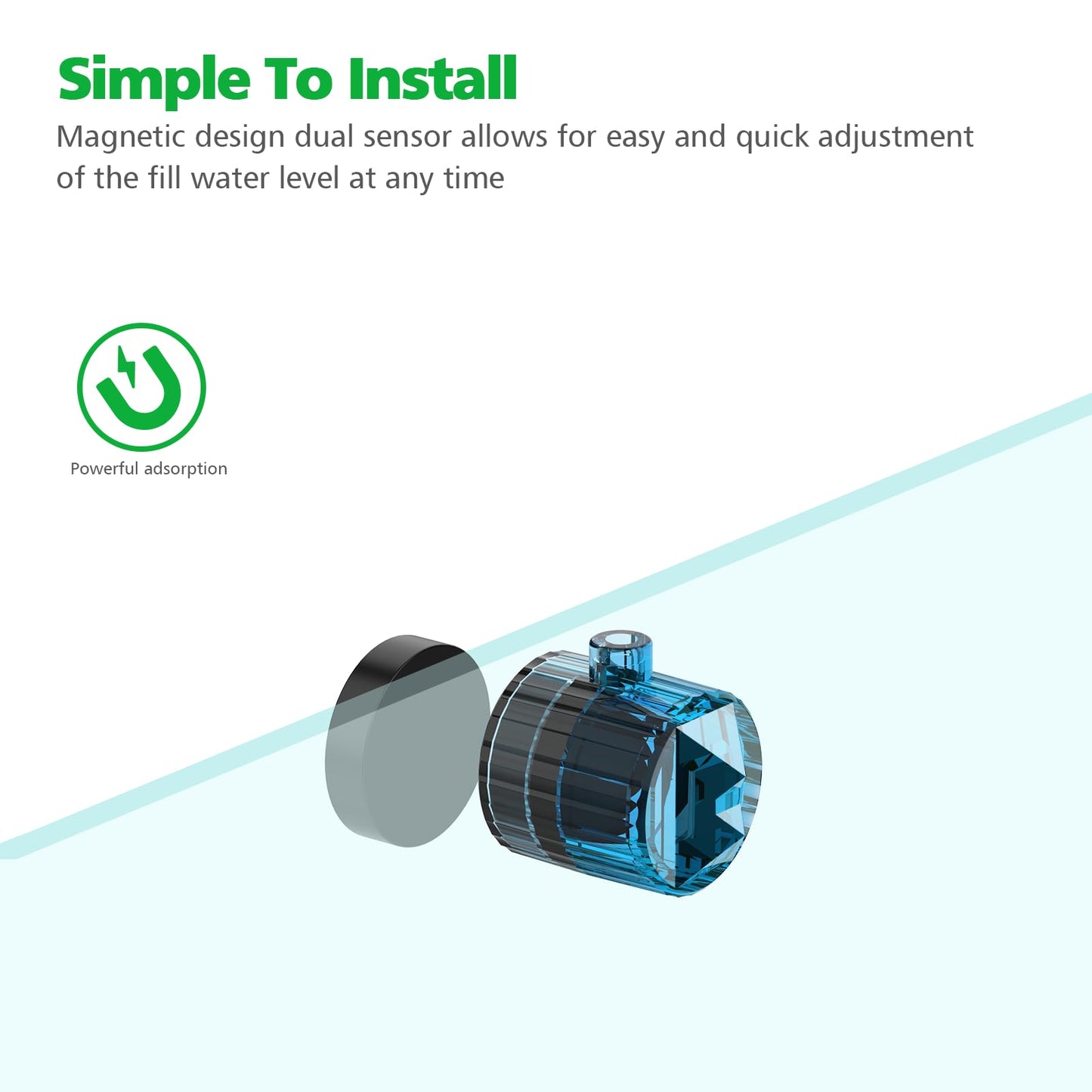 Useek Sistema de Relleno Automático de Agua (Azul / Para Acuarios)