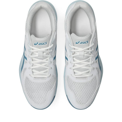 ASICS Men's Upcourt 6 Volleyball Shoes, White/SABA Blue