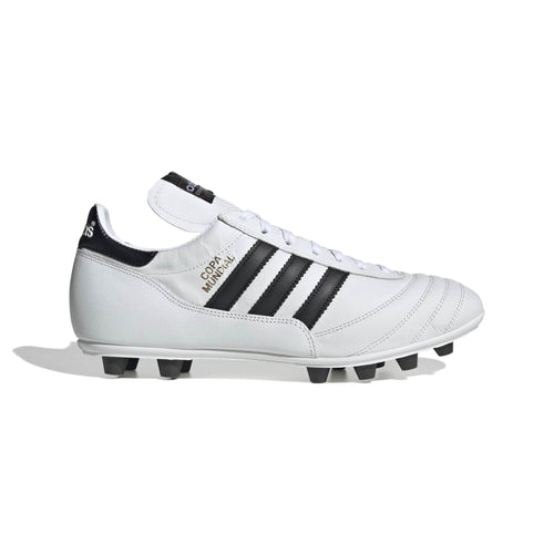 adidas Men's Copa Mundial Firm Ground, White/Black/Gold Metallic