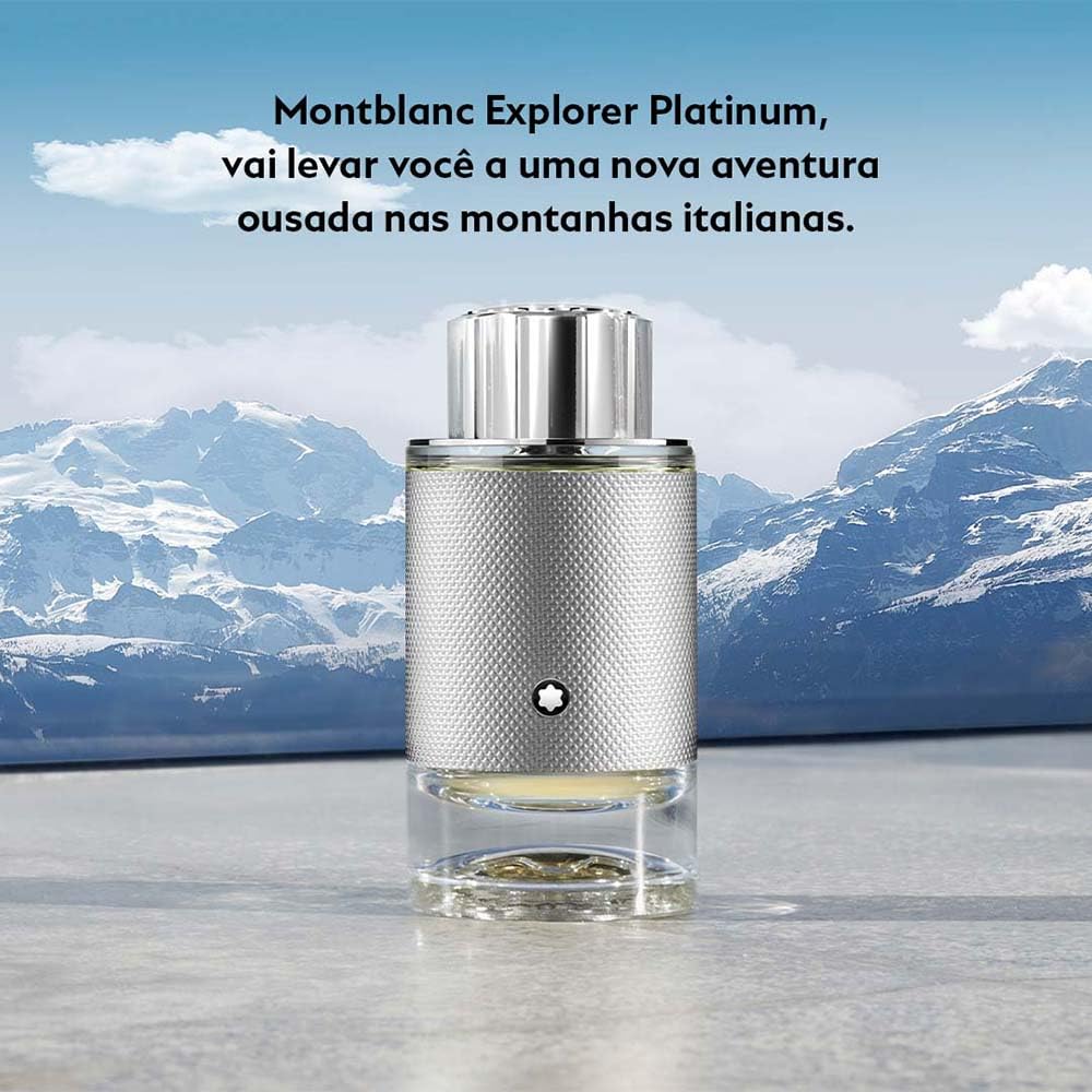 Mont Blanc Explorer Platinum para Hombre (1.0 oz / EDP Travel Spray)
