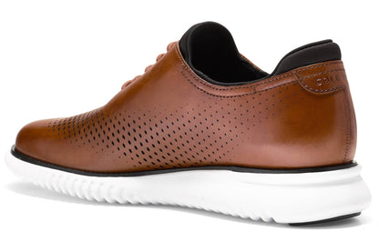Cole Haan Mens 2 Zerogrand LSR Wing British Tan/Black/Ivory