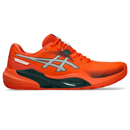 ASICS Men's Gel-Challenger 15 Padel Padel Tennis Shoes, Energy Orange/Jewel Green