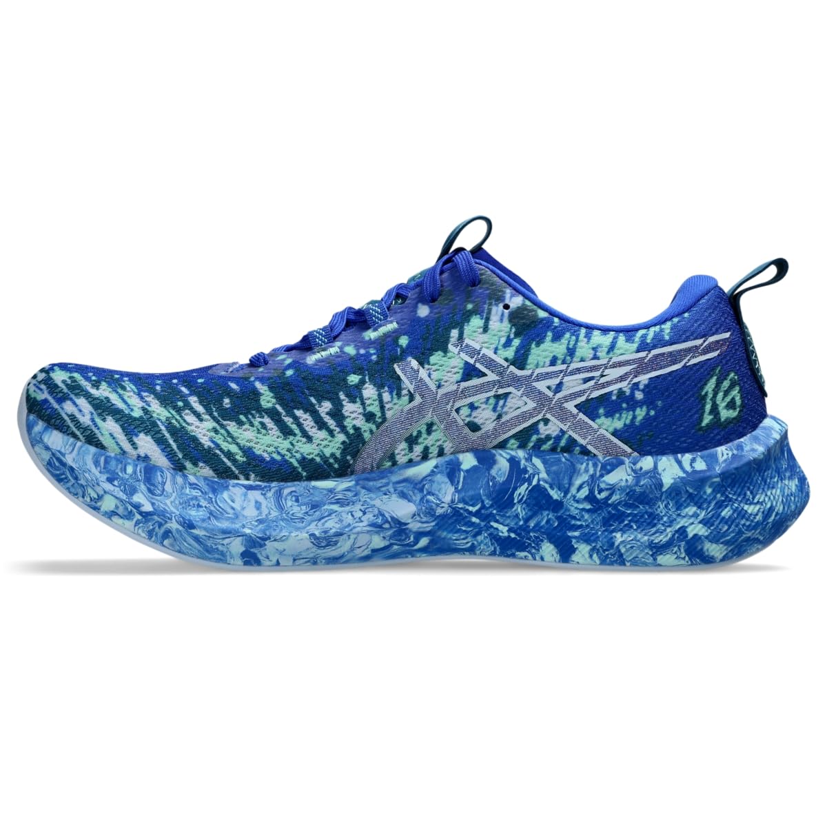 ASICS Men's Noosa TRI 16 Running Shoes, NEON Blue/Illuminate Mint