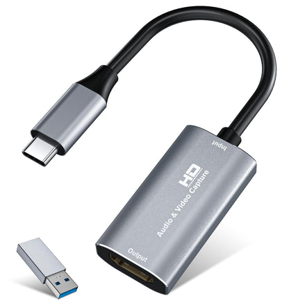 Tarjeta de Captura de Video HDMI (Plata / Soporte 4K)