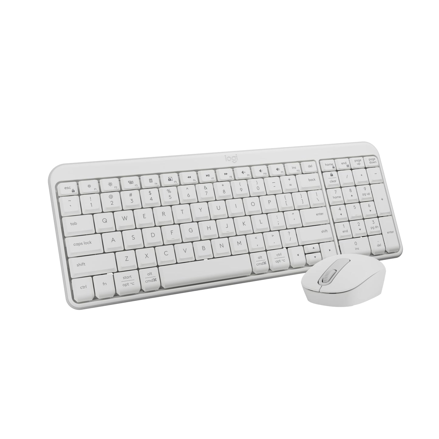 Logitech Combo de Teclado y Mouse Inalámbrico MK250 (White)