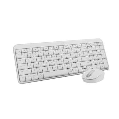 Logitech Combo de Teclado y Mouse Inalámbrico MK250 (White)