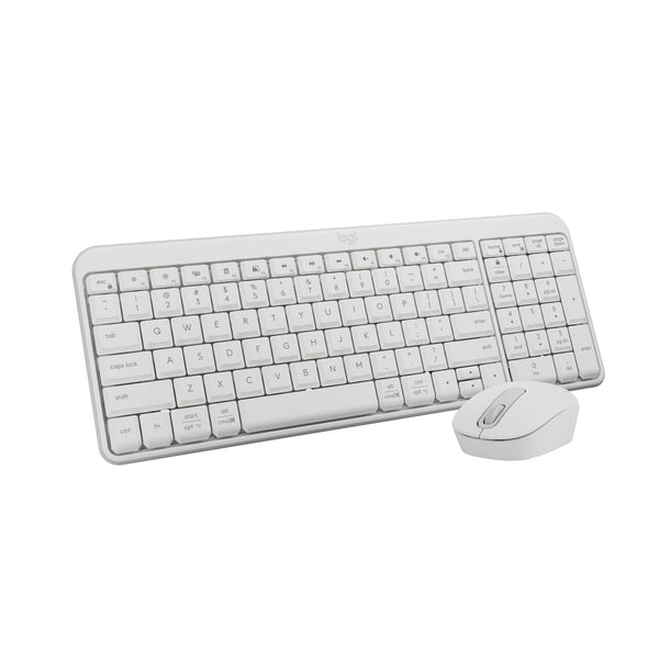Logitech Combo de Teclado y Mouse Inalámbrico MK250 (White)