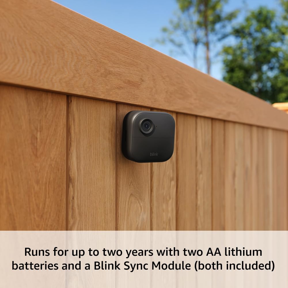 Blink Cámara Outdoor 4 + Timbre Doorbell 2K+ (Black)