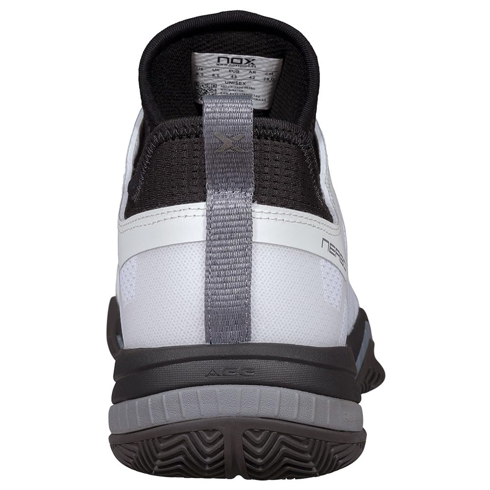 NOX NERBO Padel Shoes Men & Women - Lightweight Sole for Speed & Grip