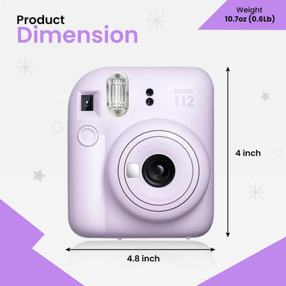 FUJIFILM Paquete Navideño Instax Mini 12 2025 (Morado Lila)