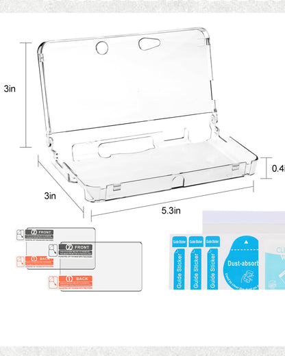TriverseTech Funda Protectora Transparente para 3DS
