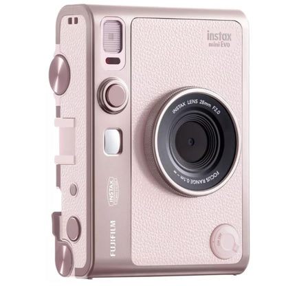 FUJIFILM Cámara Instantánea Híbrida Instax Mini EVO (Bundle / Gentle Rose)