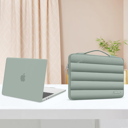 MOSISO Funda Rígida y Accesorios para MacBook Air de 13.6 Pulgadas (Verde Antiguo)