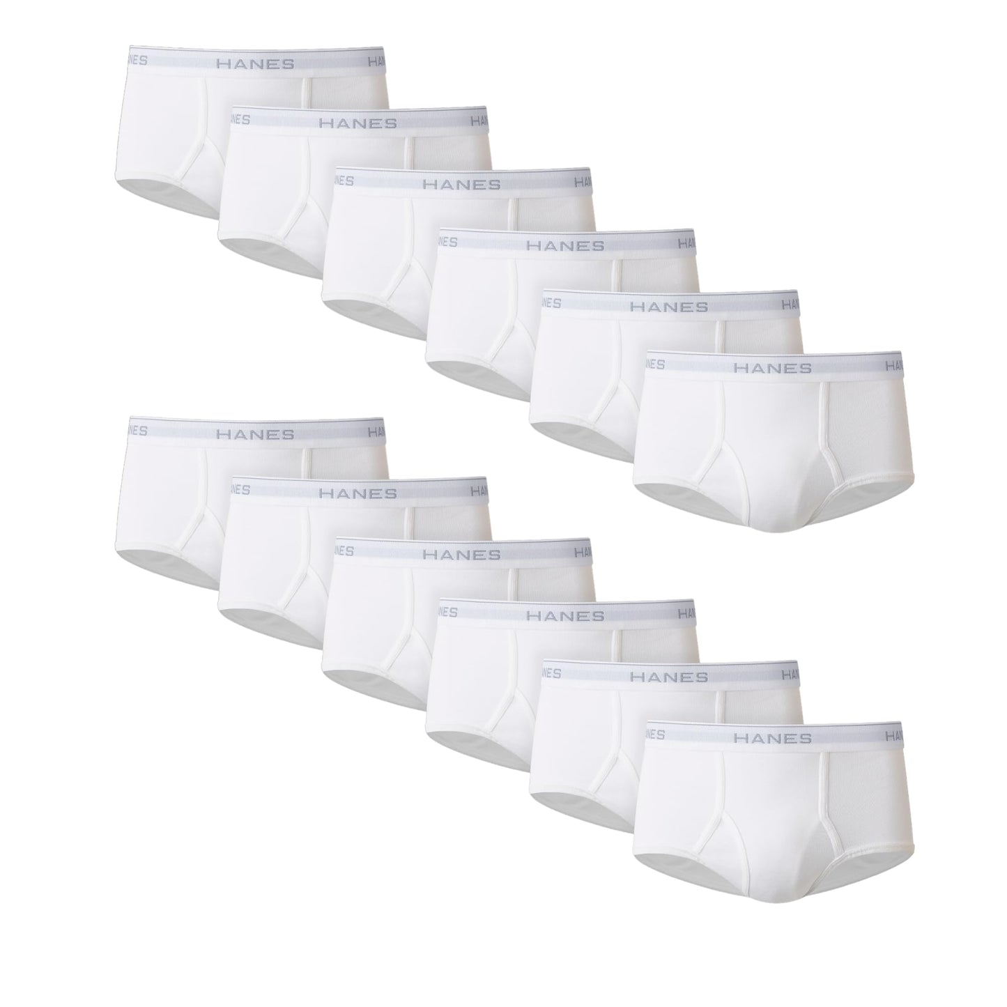Hanes Calzoncillos de Algodón para Hombre (Paquete de 6 / Blanco)
