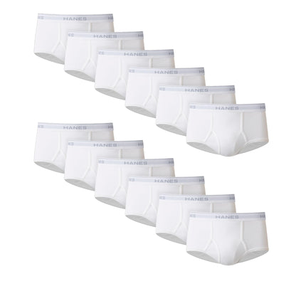 Hanes Calzoncillos de Algodón para Hombre (Paquete de 6 / Blanco)