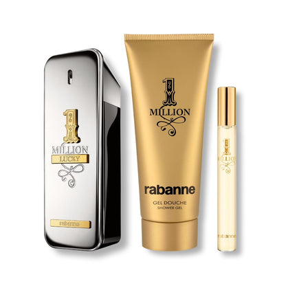 Rabanne Set de Regalo 1 Million Lucky para Hombre (Set de 3 Piezas)
