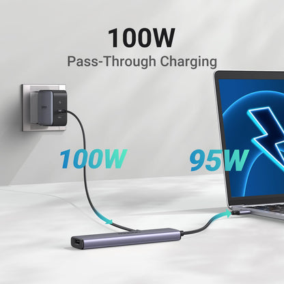 UGREEN Adaptador Multipuerto USB C Hub 5 en 1