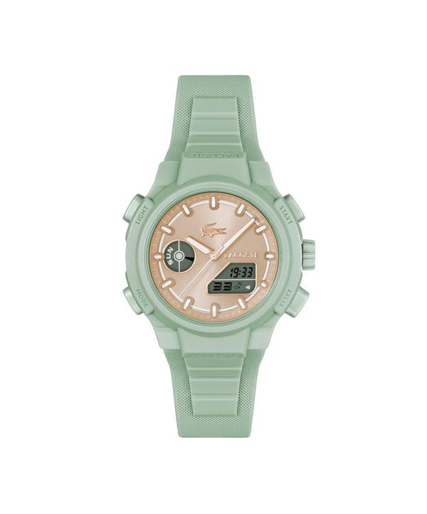 Lacoste LC33 Women's Analog Digital Watch, Silicone Strap, Contemporary, Sporty - Premium Fashion Timepiece - Gift for Her, 40mm