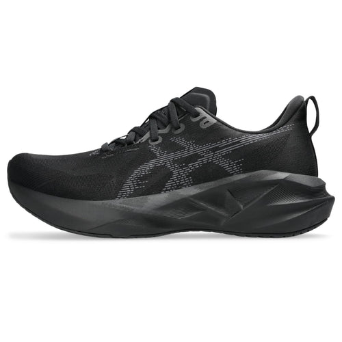 ASICS Men's NOVABLAST 5 Running Shoes, Black/Carrier Grey