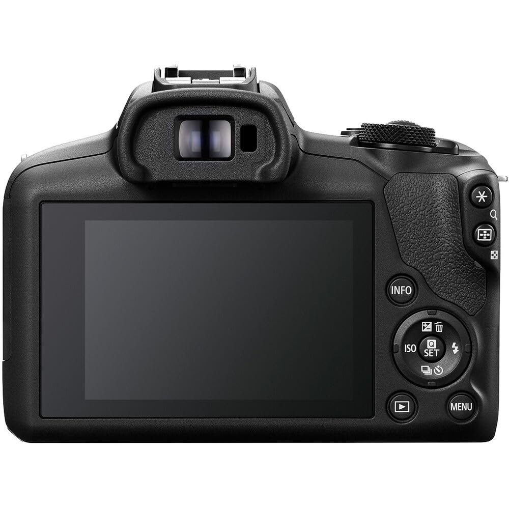 Canon EOS R100 Mirrorless Camera with RF-S 18-45mm f/4.5-6.3 is STM Lens | 24.1MP APS-C CMOS Sensor, Dual Pixel AF, Full HD Video | Compact RF Mount Camera for Beginners with Bag and 64GB Card