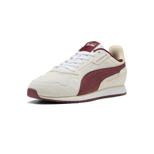 Puma Men's Porsche Legacy Softride ST Miler Shoes, White-Ruby Shimmer AH25
