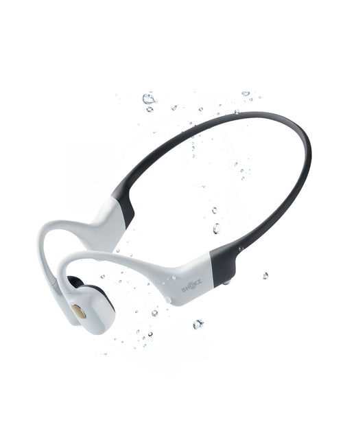 SHOKZ Auriculares Deportivos de Conducción Ósea OpenSwim Pro (Blanco)