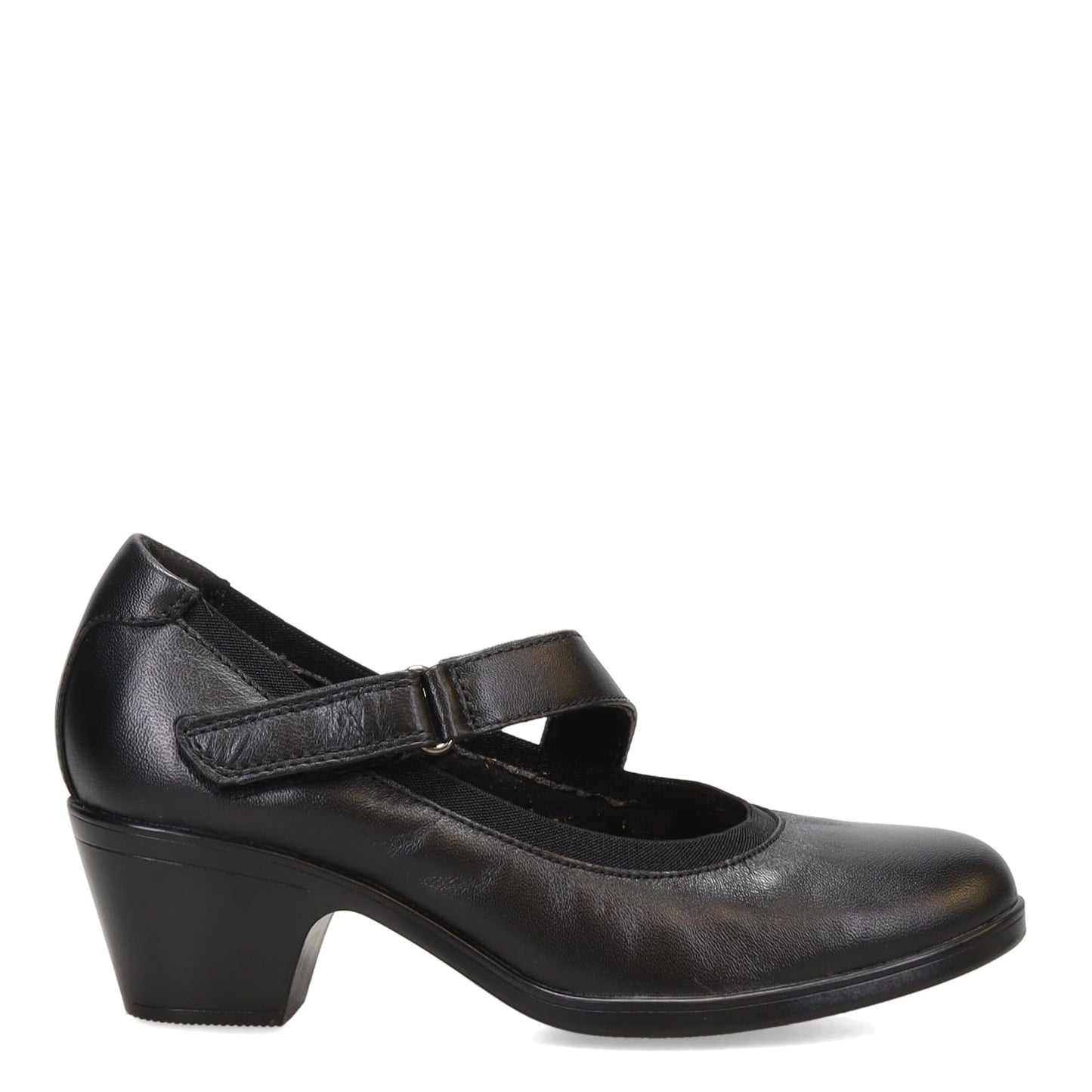 Clarks Black's Emily 2 Mabel Pump, Black Leather