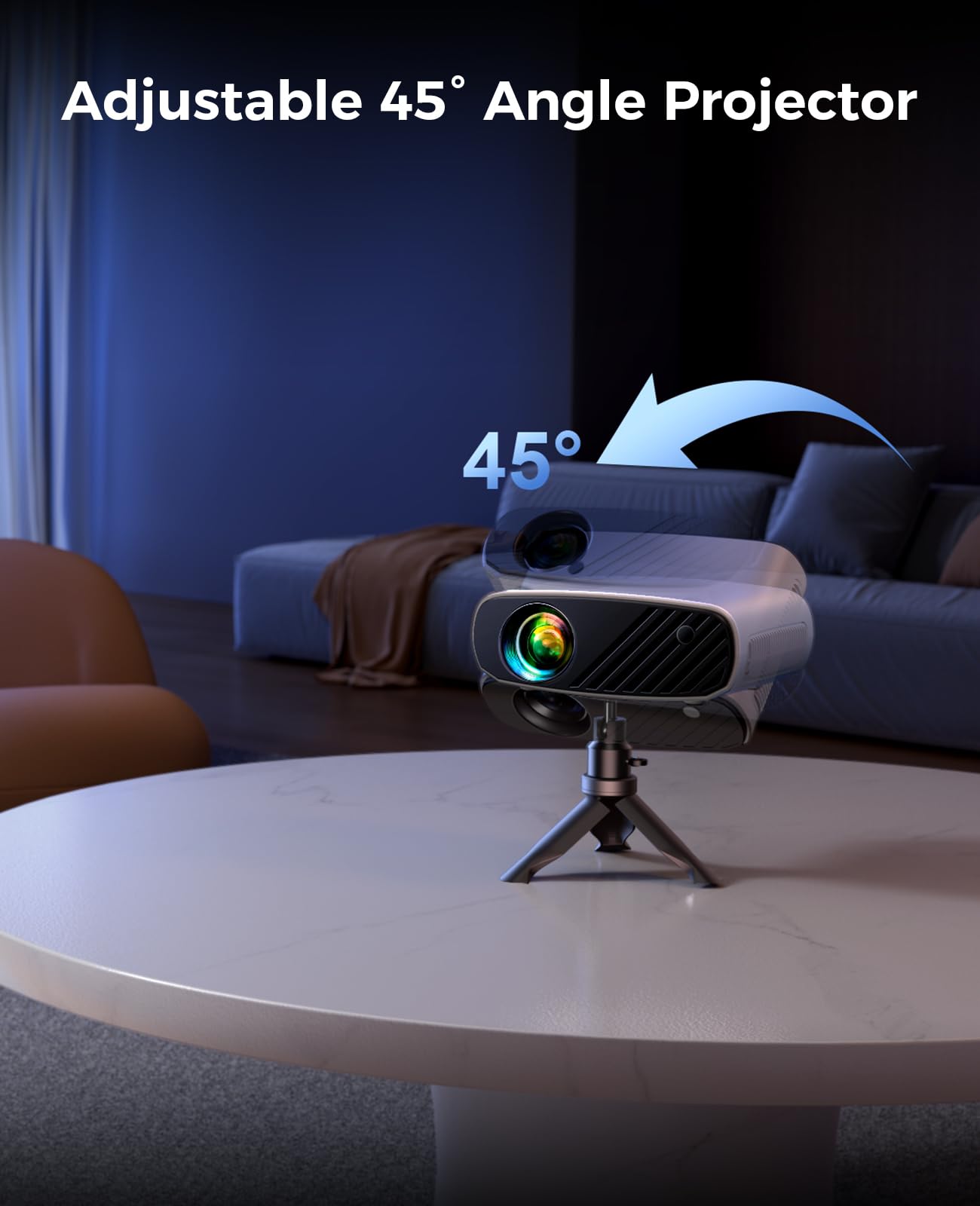 Mini Proyector Portátil ELEPHAS (1080P HD / 7000L)