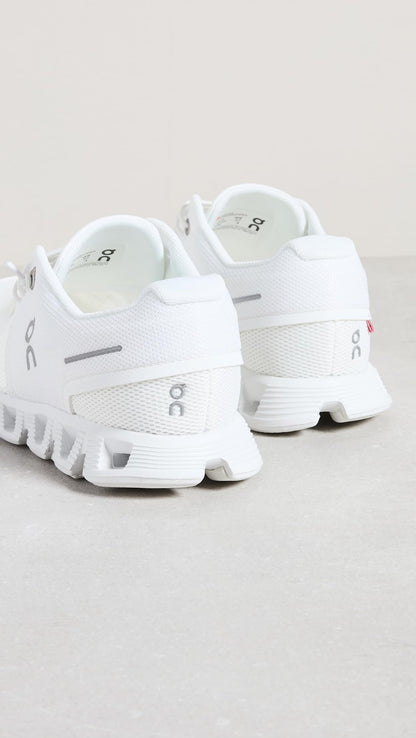 On Women's Cloud 5 Sneakers, All White