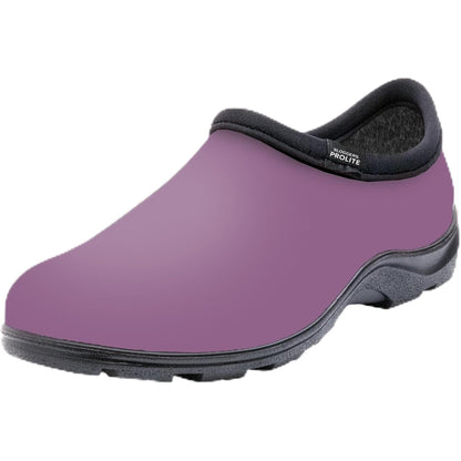 Sloggers ProLite Women’s Garden & Work Slip-On Shoes – 25% Lighter Waterproof Comfort Clogs with All-Day Insoles, UV Protection, Arch Support & Deep-Lug Traction – Made in USA with US & Imported Parts - Lavender
