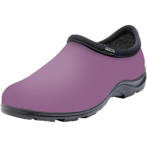 Sloggers ProLite Women’s Garden & Work Slip-On Shoes – 25% Lighter Waterproof Comfort Clogs with All-Day Insoles, UV Protection, Arch Support & Deep-Lug Traction – Made in USA with US & Imported Parts - Lavender