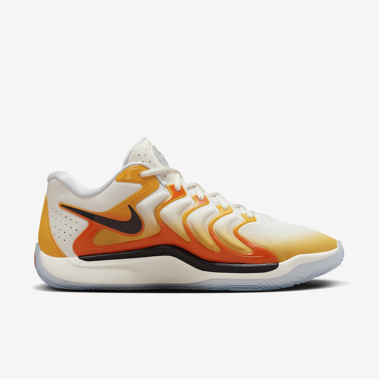 NIKE KD17 Basketball Shoes (FJ9487-700, University Gold/Safety Orange/University Blue/Black)