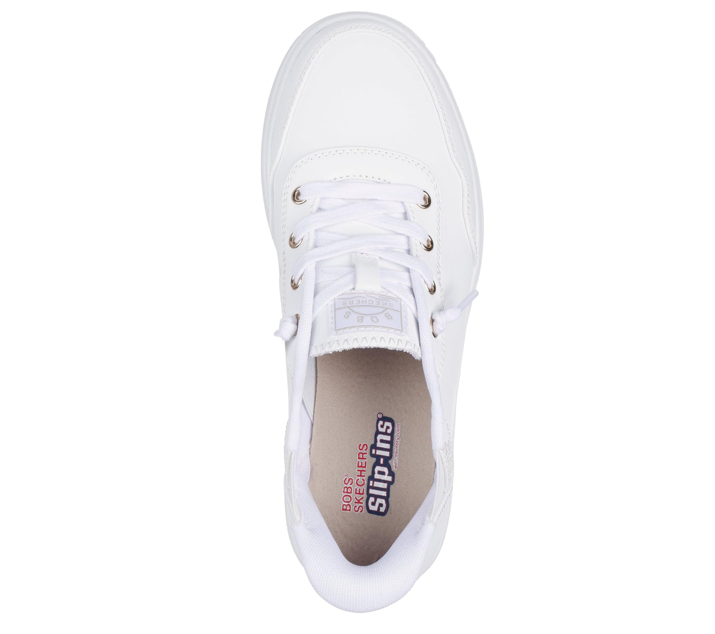 Skechers Women's Hands Free Slip-Ins Bobs Skip – B Cute Classic, White