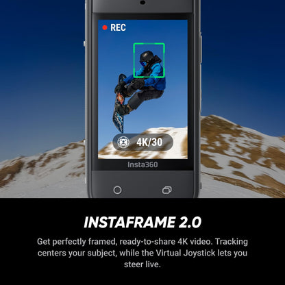Insta360 X5 Satin White - Waterproof 8K 360° Action Camera, Leading Low Light, Invisible Selfie Stick Effect, Rugged and Replaceable Lens, 3-Hour Battery, Built-in Wind Guard, Stabilization