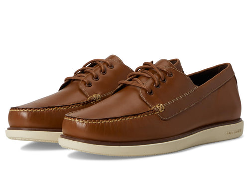 Cole Haan Men's Grand 4-Eye Loafers, British Tan/Angora, 8.5-M US