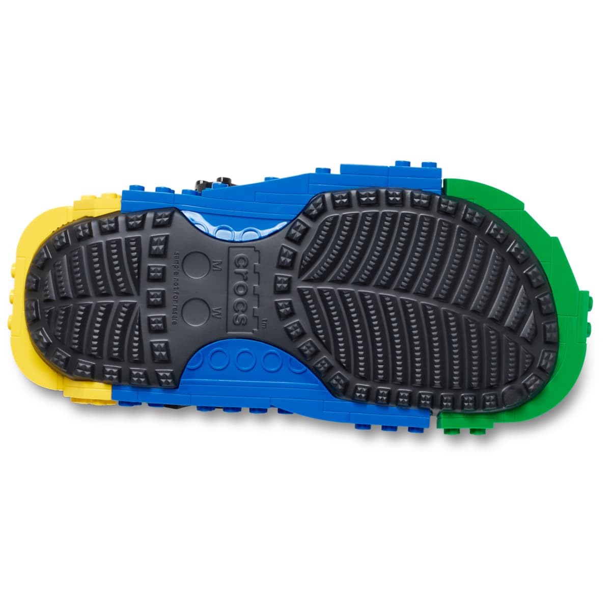 Crocs Unisex-Adult Classic LEGO System Clogs, LEGO Shoes for Women and Men, Black