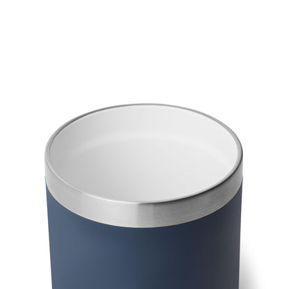 YETI Rambler 10 oz Ceramic Lined Lowball 2.0, Vacuum Insulated with MagSlider Lid, Navy