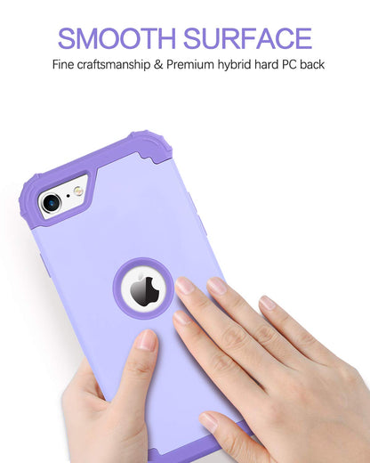 BENTOBEN Funda para iPhone SE 2022/2020 (Morado Claro/Lavanda)