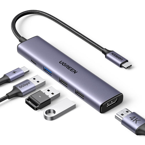 UGREEN Adaptador Multipuerto USB C Hub 5 en 1
