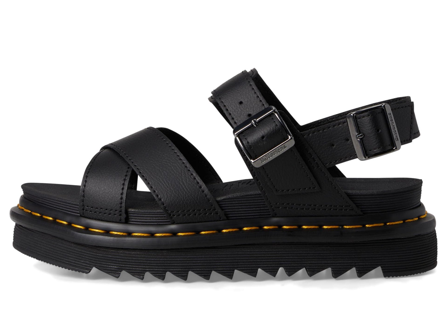 Dr. Martens Women's Voss II Sandal, Black Athena Leather