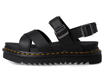 Dr. Martens Women's Voss II Sandal, Black Athena Leather