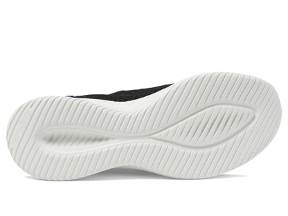 Skechers womens Hands Free Slip Ins Ultra Flex 3.0 Smooth Step Sneaker, Black