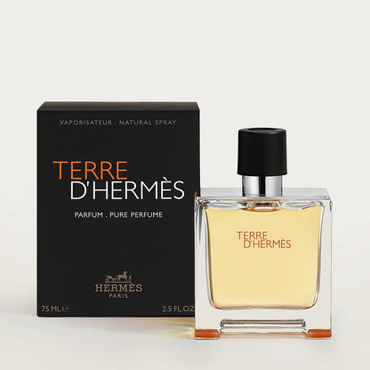 Hermes Terre D' Hermes Parfum para Hombre (2.5 oz / 75 ml / Parfum Spray)