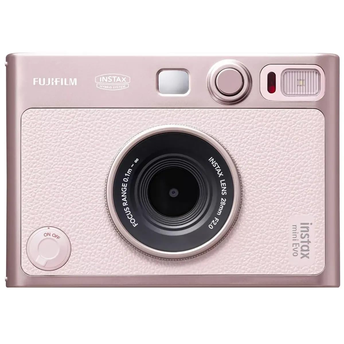 Fujifilm Cámara Instantánea Híbrida Instax Mini EVO (Pink)