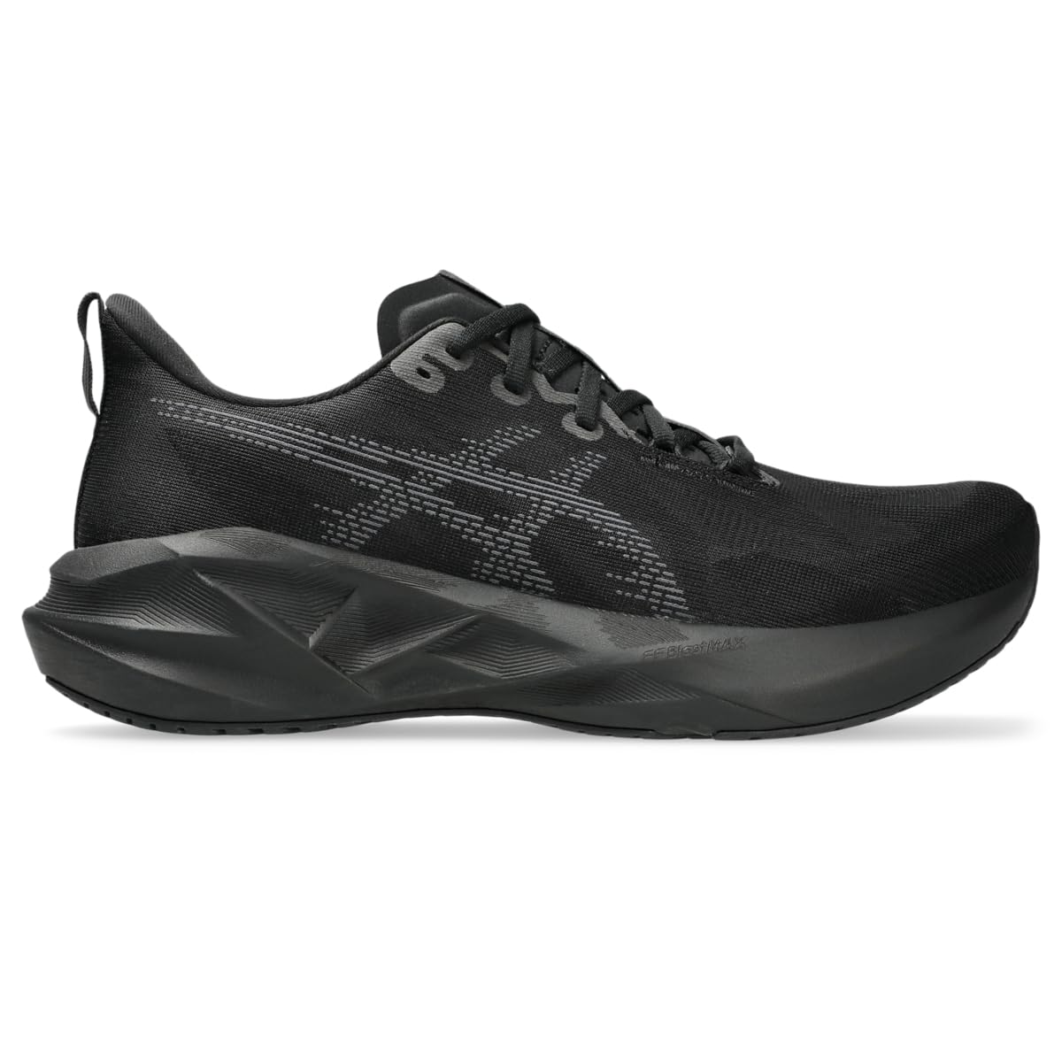 ASICS Men's NOVABLAST 5 Running Shoes, Black/Carrier Grey