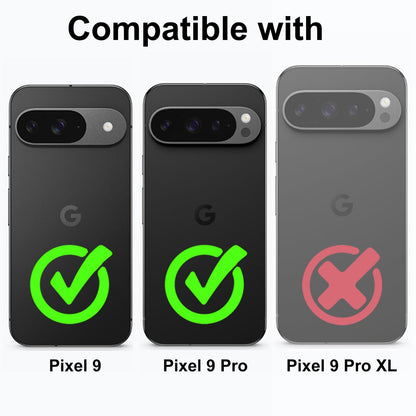 TENOC Funda Transparente para Google Pixel 9 y 9 Pro (6.3 Pulgadas)