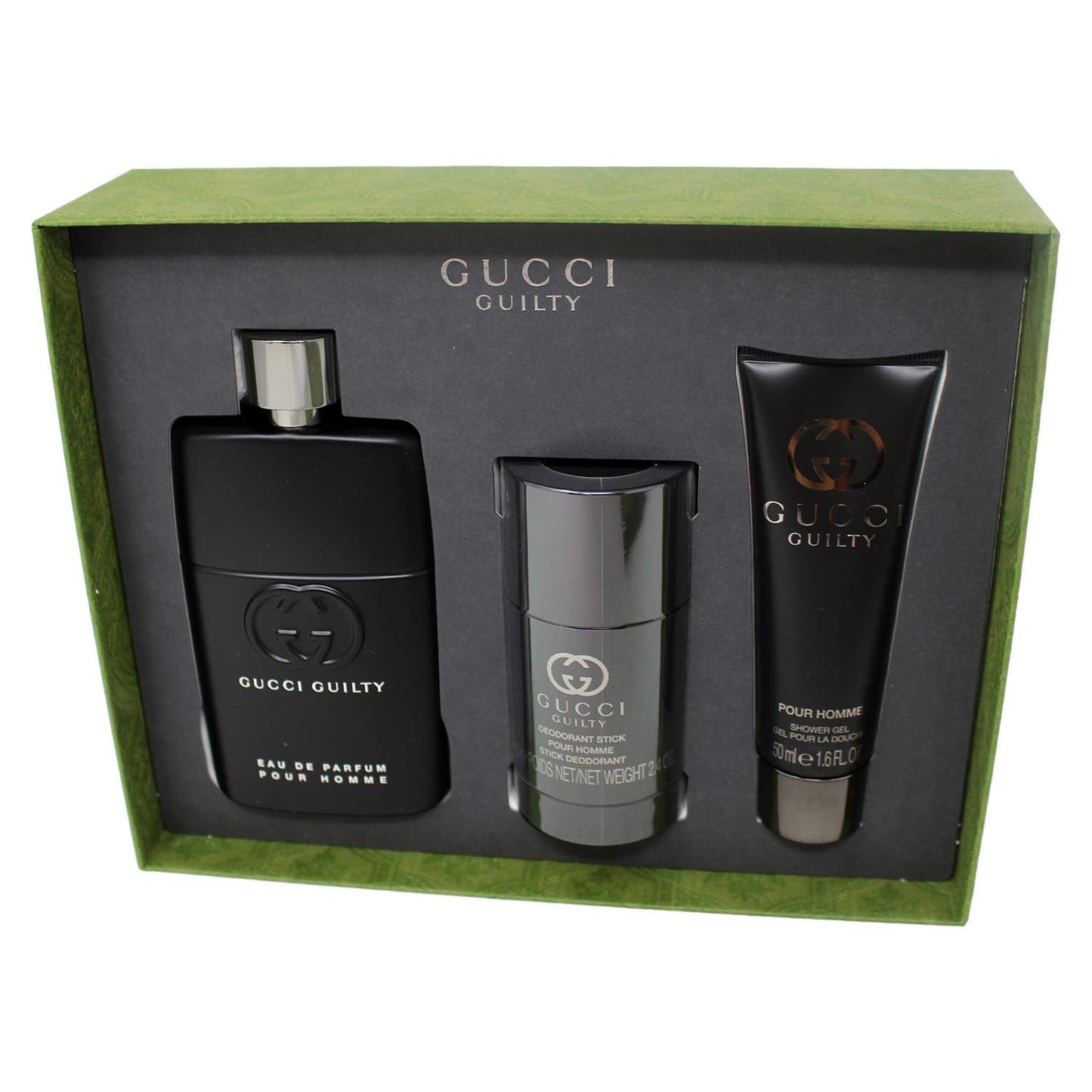 Gucci Guilty Pour Homme Set de 3 Piezas (Hard Box)
