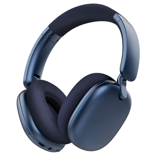 RORSOU C6 Audífonos Inalámbricos con Cancelación Activa de Ruido (Blue)