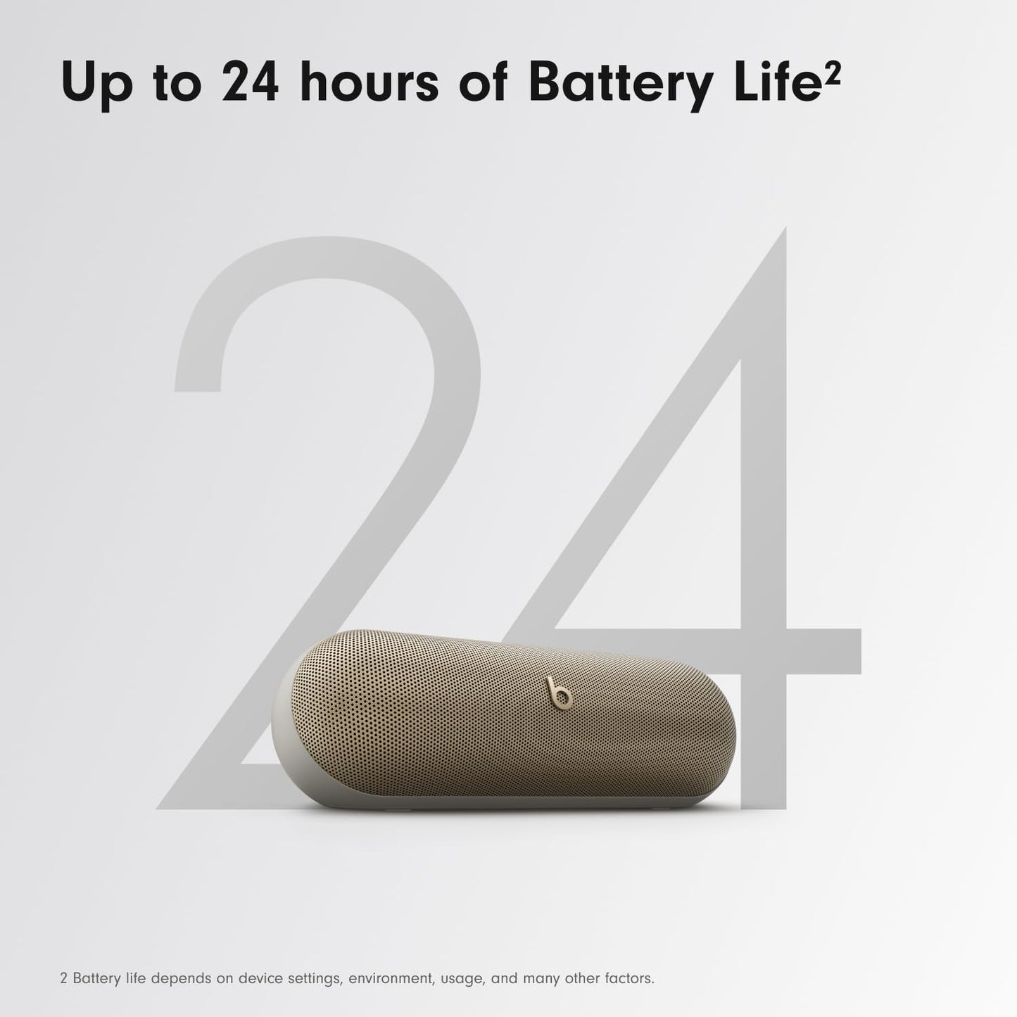 Beats Pill Altavoz Portátil con Bluetooth (Oro Champán / 24 Horas)