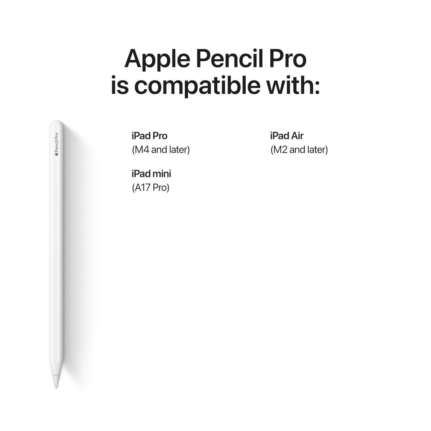 Apple Pencil Pro: Latest Model - Device Compatibility Check Required - Pixel-Perfect Precision, Tilt and Pressure Sensitivity, Perfect for Note-Taking, Drawing, and Art. Charges and Pairs Magnetically